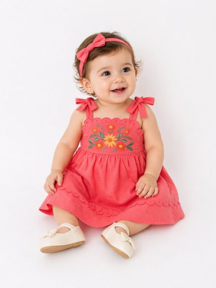 Soft and elegant girls' dress